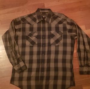 Vintage Mens Western Snap down